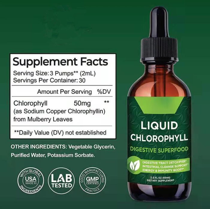 liquid chlorophyll drops for water natural chlorop