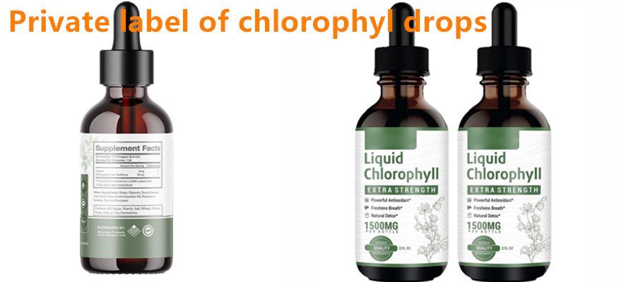 chlorophyll drops custom